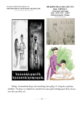 Đề kiêm tra Tâp lam văn bai viêt sô 3 - Trường THCS cách mạng Tháng Tám